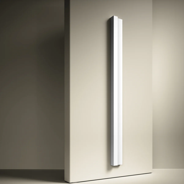 5904584848735-1 Seinapaneel Thalia® 01 vasakpoolne viimistusliist L= 2,80m Valge - Image 1