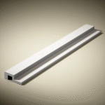 Seinapaneel Thalia® 02 - Vasakpoolne viimistusliist L= 2,80m Valge - Image 2