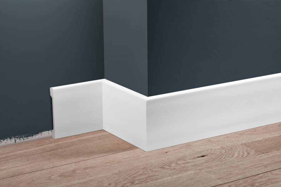 NA-SKLEP-LPC-38 Põrandaliist Elegance LPC-38 12x95mm L= 2,44m valge - Image 1