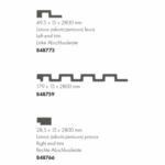 Seinapaneel THALIA® 02 179x15mm  L= 2,80m Valge (101) - Image 5