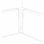 Master Line põrandaliistu  80 mm sisenurk 2 tk. komplektis - Image 2