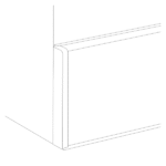 Master Line põrandaliistu 80 mm vasak ja parem otsakork 2 tk. komplektis - Image 2