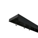 PVC-kate PROLINE-siinile 50x3000 mm, Cezar, must (RAL9005) - Pilt 4