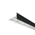 PVC-kate PROLINE-siinile 50x3000 mm, Cezar, must (RAL9005) - Pilt 2