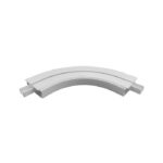 Cezar PROLINE 1 PVC-sisenurk, valge poolmatt - Pilt 2