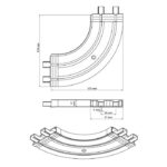 Cezar PROLINE2 PVC-sisenurk, valge (BI) [B], poolmatt värviviimistlus - Pilt 3