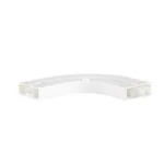 PROLINE1 PVC-viimistlusnurgik, komplekt (vasak + parem), Cezar, värv: valge - Pilt 2