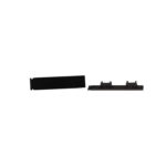 PVC-otsakud PROLINE2 siinile, 1 komplekt = vasak + parem, Cezar, must (RAL9005) - Pilt 2