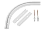 PRIMELINE1 universaalne PVC-nurgadetail (90 kraadi, sise- ja välisnurkadele),pakendis 2 tk. valge - Pilt 2