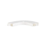 PVC-otsak Cezar PROLINE1 profiilile (valge) - Pilt 2